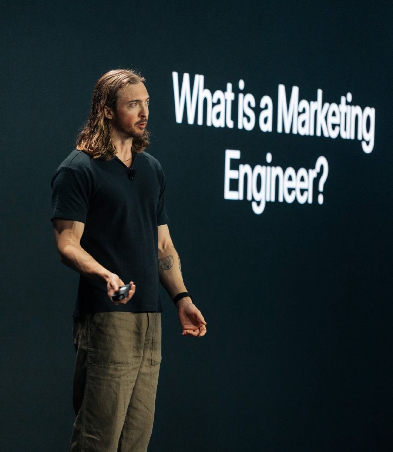 Nick Lafferty speaking about marketing engineering